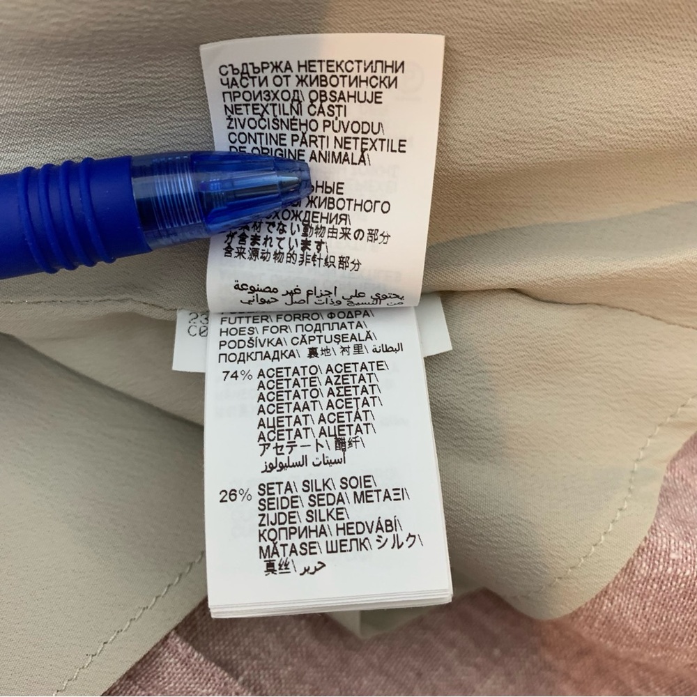 Brunello Cucinelli Linen Blazer Womens Pink Double Breasted Sz 40 Italy - Picture 15 of 16